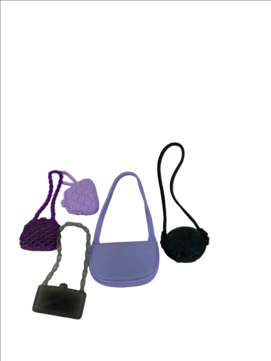Unbranded Other - Set of 5 Unbranded Doll Bags/ Purse acessssories